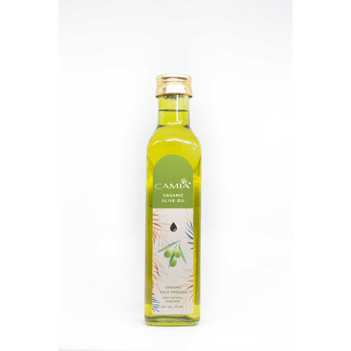 Cold-Pressed Olive Oil | 100 Percent Organic | Skin and Hair Nourishing | 250 ML