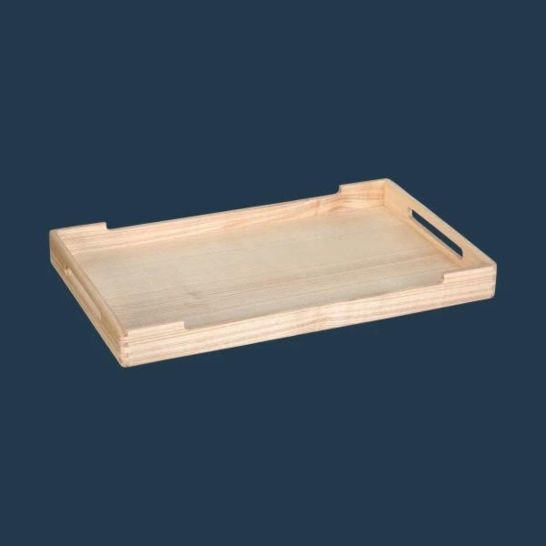 Cresta Serving Tray | Canadian Ash Wood | Hand-Crafted | Large - 18 Inch