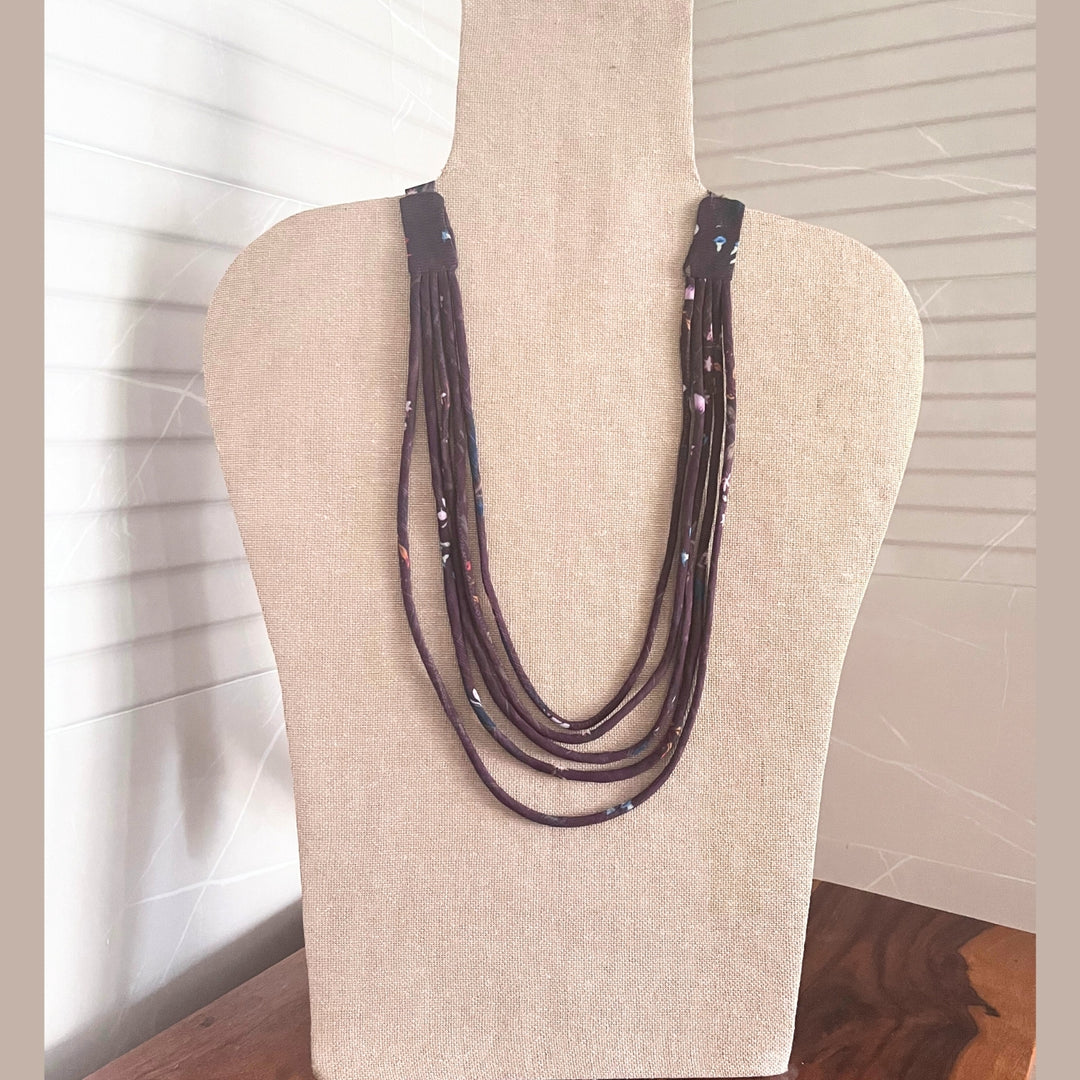 Layered Bohemian Necklace | Handcrafted and Stylish | Casual | Adjustable | Brown