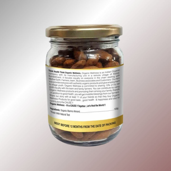 Mamra Almond | Organic Certified Kashmiri Almonds | Skin Care | Heart-Friendly | 150 GM