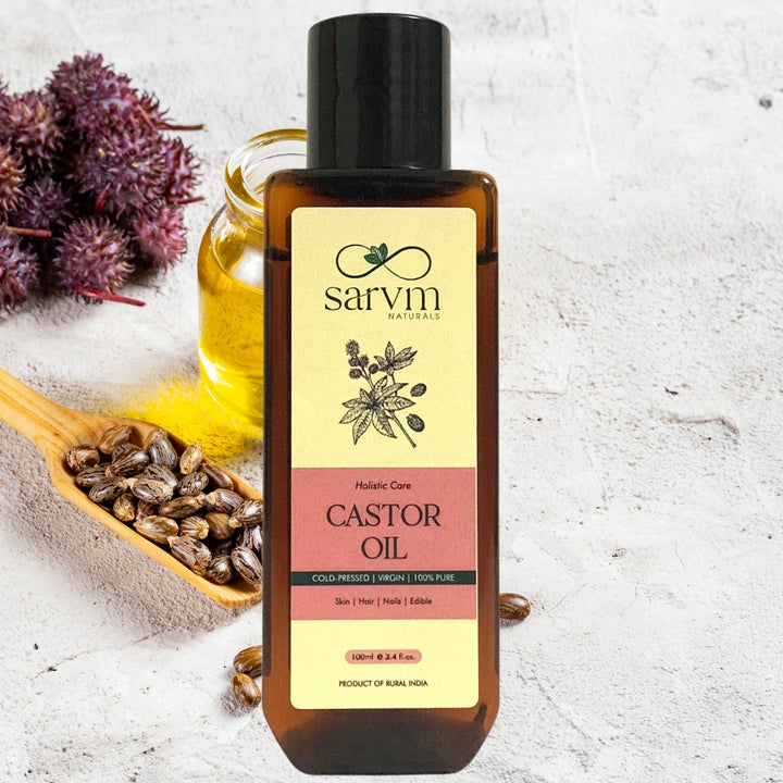 Cold Pressed Virgin Castor Oil | Muti-Purpose | Scalp Friendly & Skin Nourishing