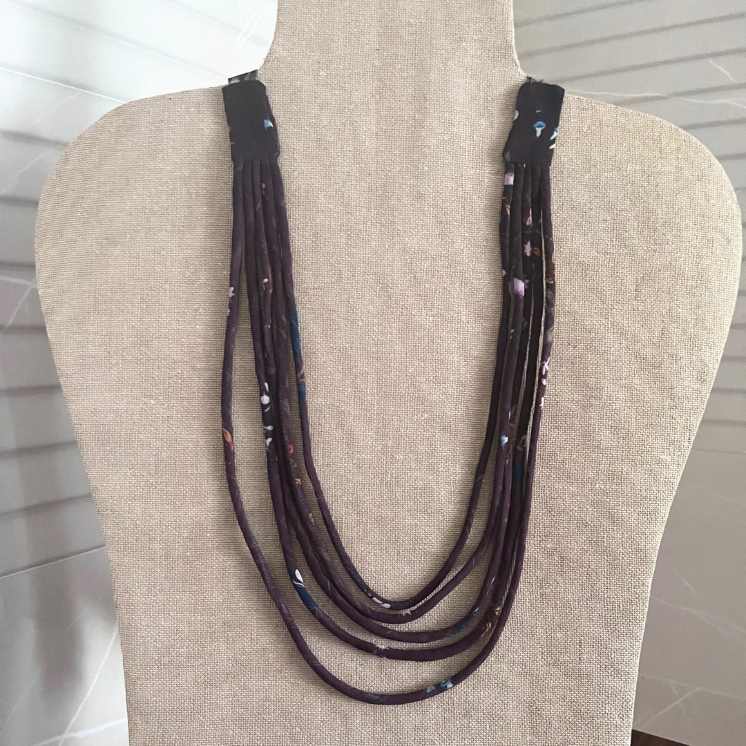 Layered Bohemian Necklace | Handcrafted and Stylish | Casual | Adjustable | Brown