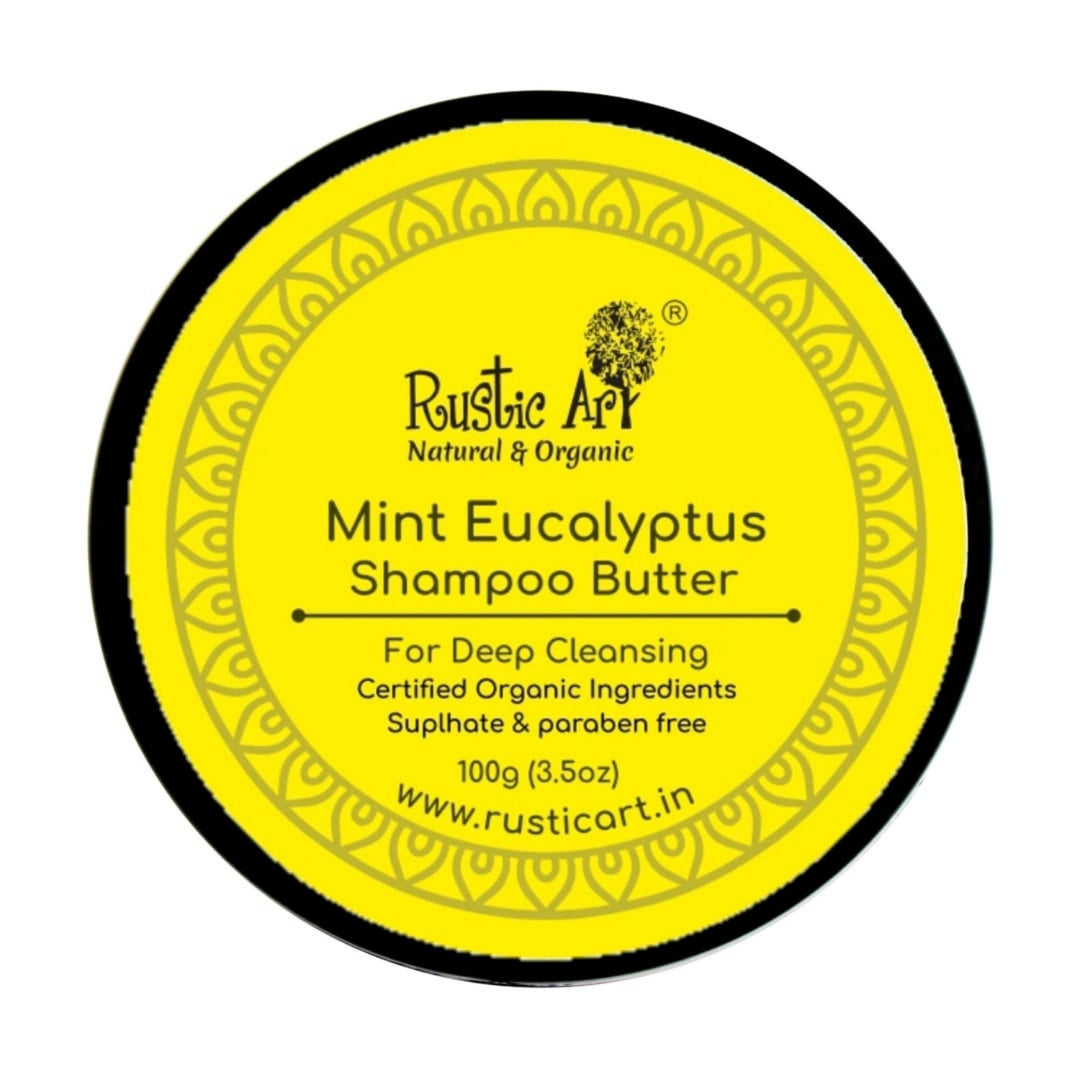 Mint Eucalyptus Shampoo Butter | Deep Cleansing | Reduce Hair Fall and Damage