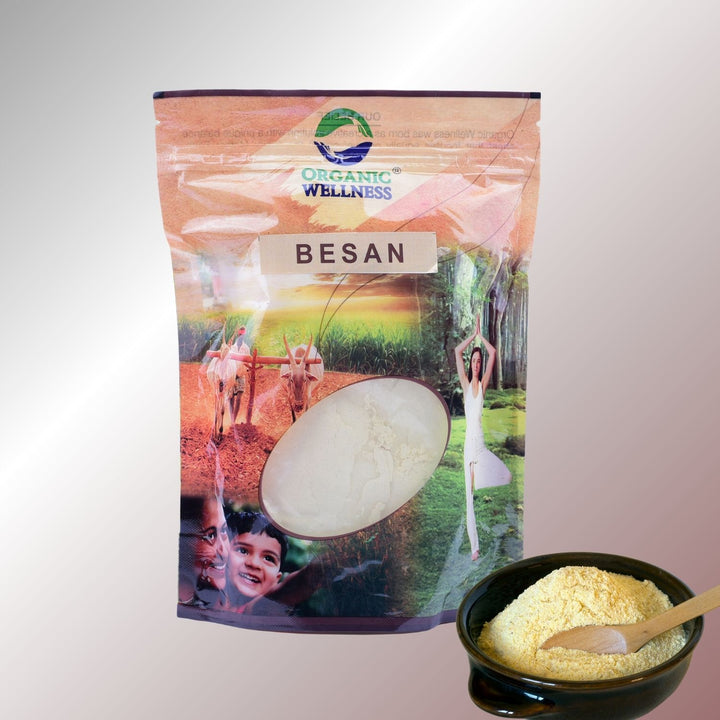 Organic Besan | High in Protein & Fiber | Adulteration Free | Hand Made | 450 GM