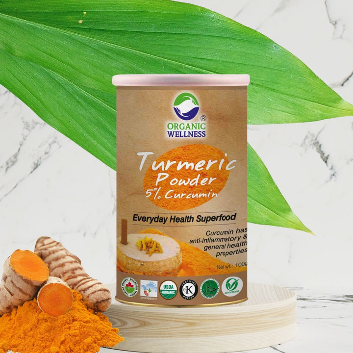 Turmeric Powder - 5%  Curcumin | Culinary Versatility | Immune System Booster | 100GM