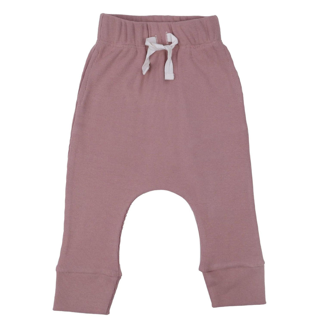 Blush Pink Drawstring Infant Leggings | 100% Cotton | Unisex