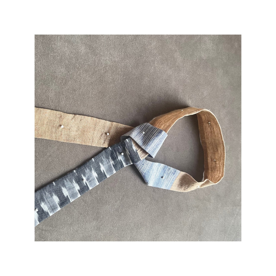 Hair Friendly Headband | Stylish | Soft on Hair |  Ikat And Cotton | Anti-Slip | Pastel Shades