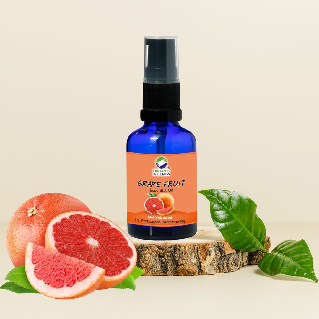 Grape Fruit Essential Oil | Aromatherapy | 100 % Pure & Natural | Stress Reduction | 20 ML