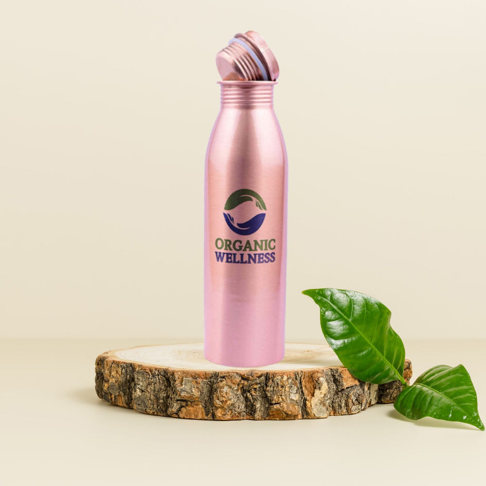 Cooper Bottle | Sleek Design | Hand-Crafted | Natural  |Anti-Bacterial | 750 ML