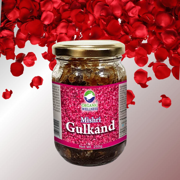 Mishri Gulkand | Flavoured Superfood | Skin Care | Cooling Effect | Anti-Oxidant Rich | 250 GM