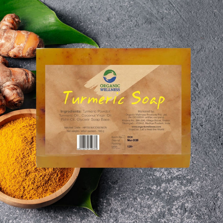 Turmeric Soap | Glowing Skin | 100% Vegan | Cruelty-Free | Paraben-Free | 100 GM