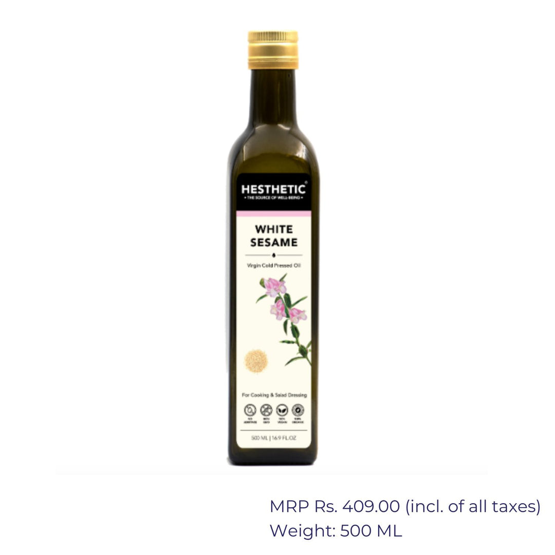 White Sesame Seed Oil | Organic | Pure | Cold Pressed | Health Giving | Pet Bottle of 500 ML