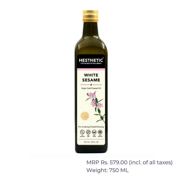 Cold Press White Sesame Seed Oil | Organic Pure And Health Giving | 750 ML