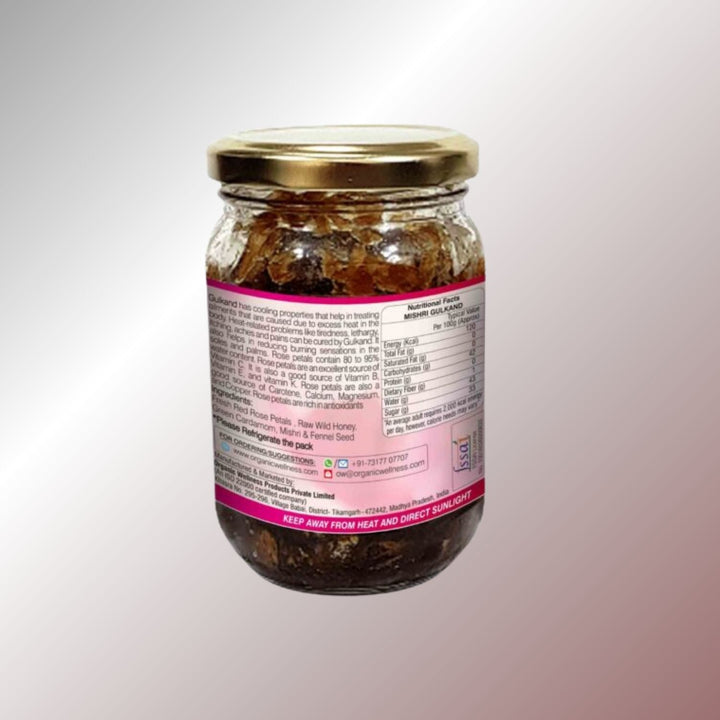 Mishri Gulkand | Flavoured Superfood | Skin Care | Cooling Effect | Anti-Oxidant Rich | 250 GM