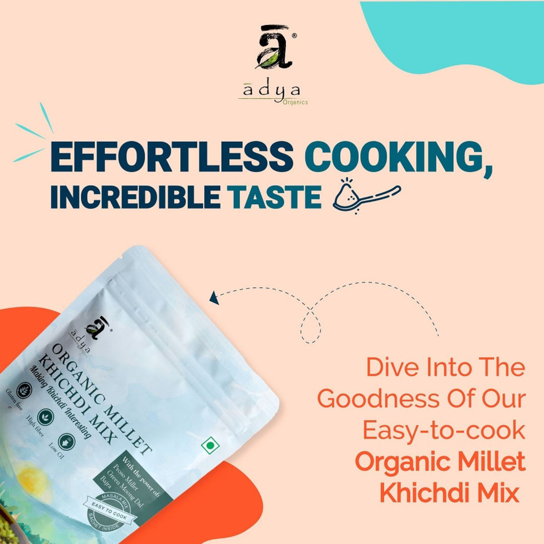 Organic Millet Khichdi Mix | Ready-To-Cook | Nutritious | Preservatives-Free | 100 GM