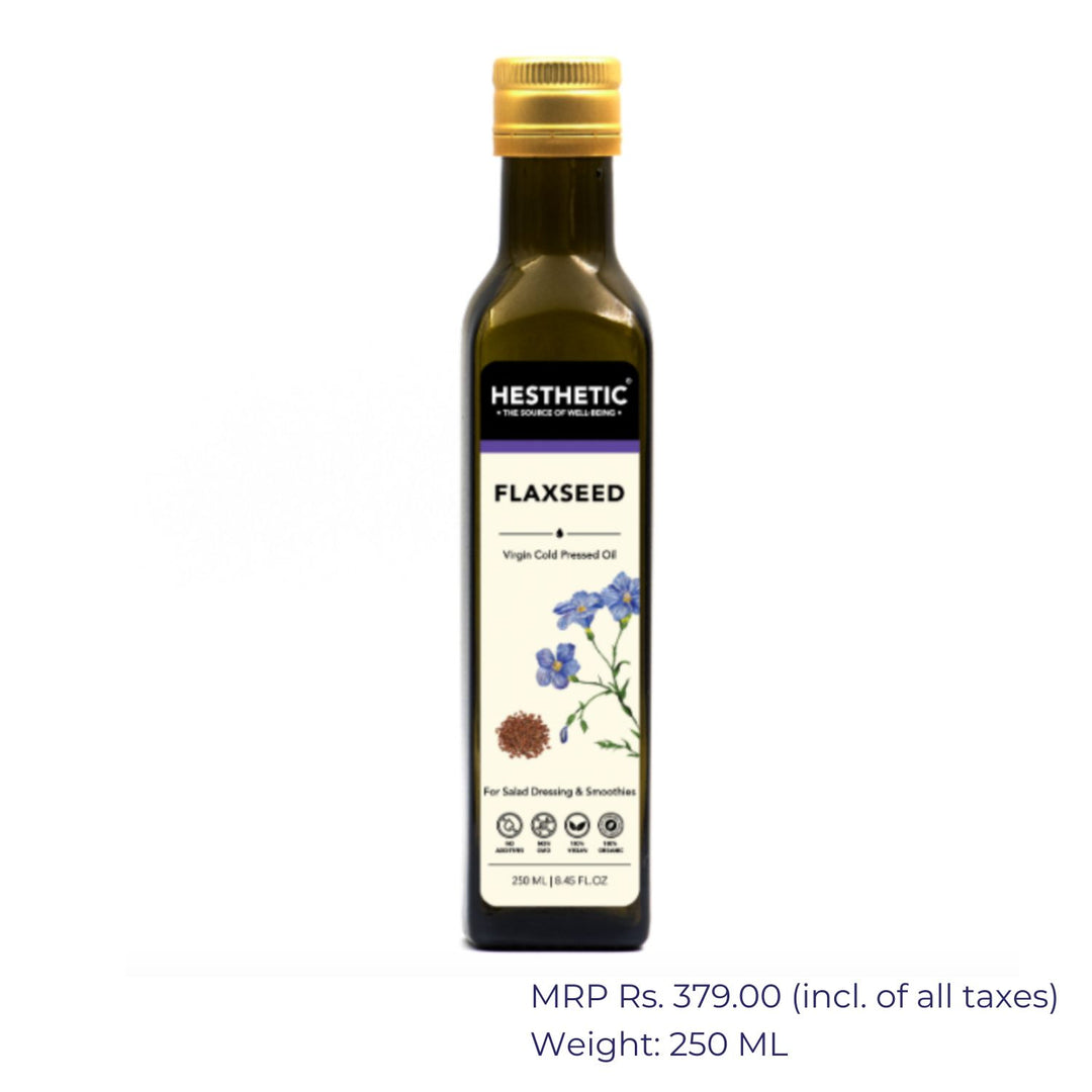 Flaxseed Oil | Organic | Virgin Cold Press | Heart Friendly | Natural | Glass Bottle of 250 ML