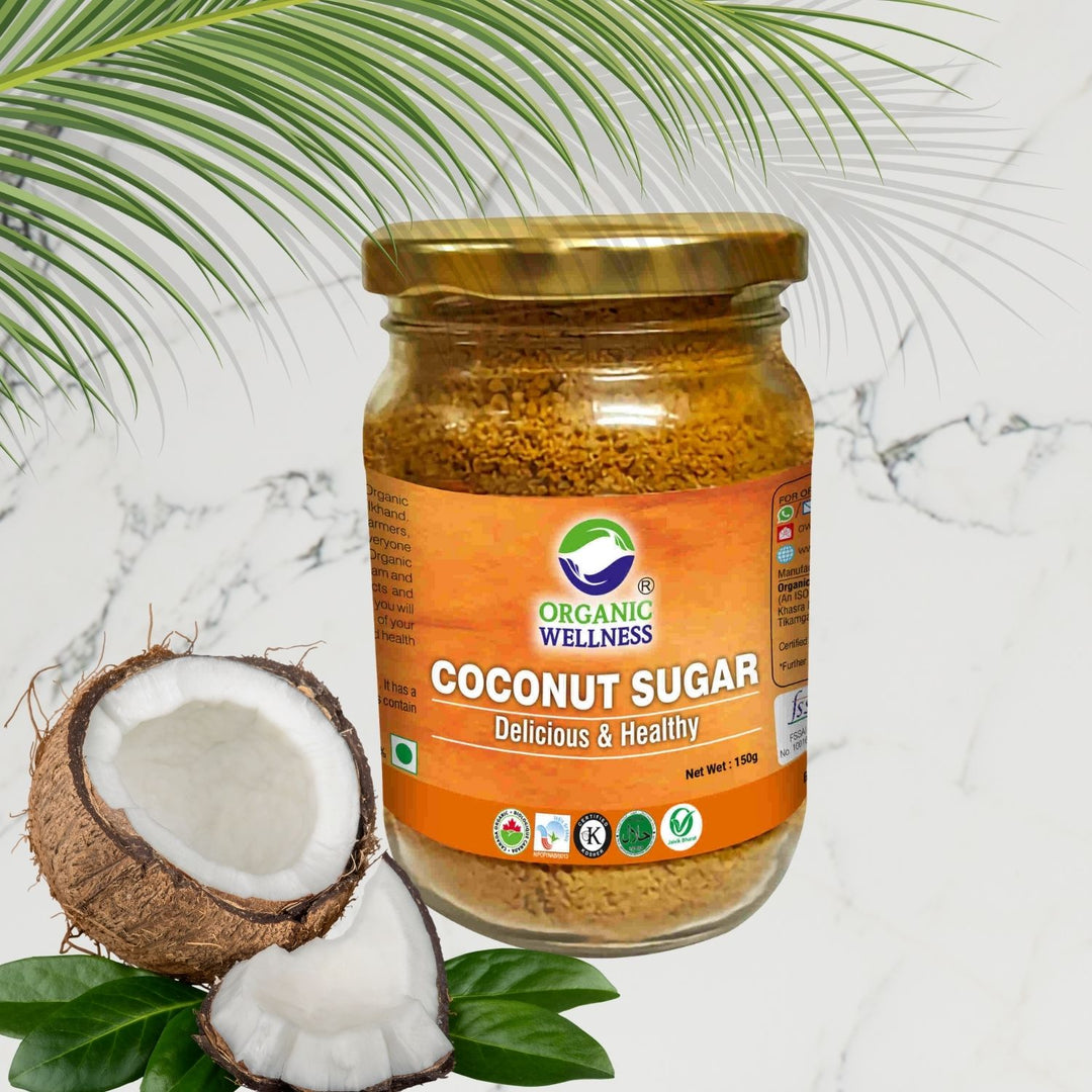 Coconut Palm Sugar | Delicious & Healthy | Organic Certified | Low Glycemic Index | 150 GM