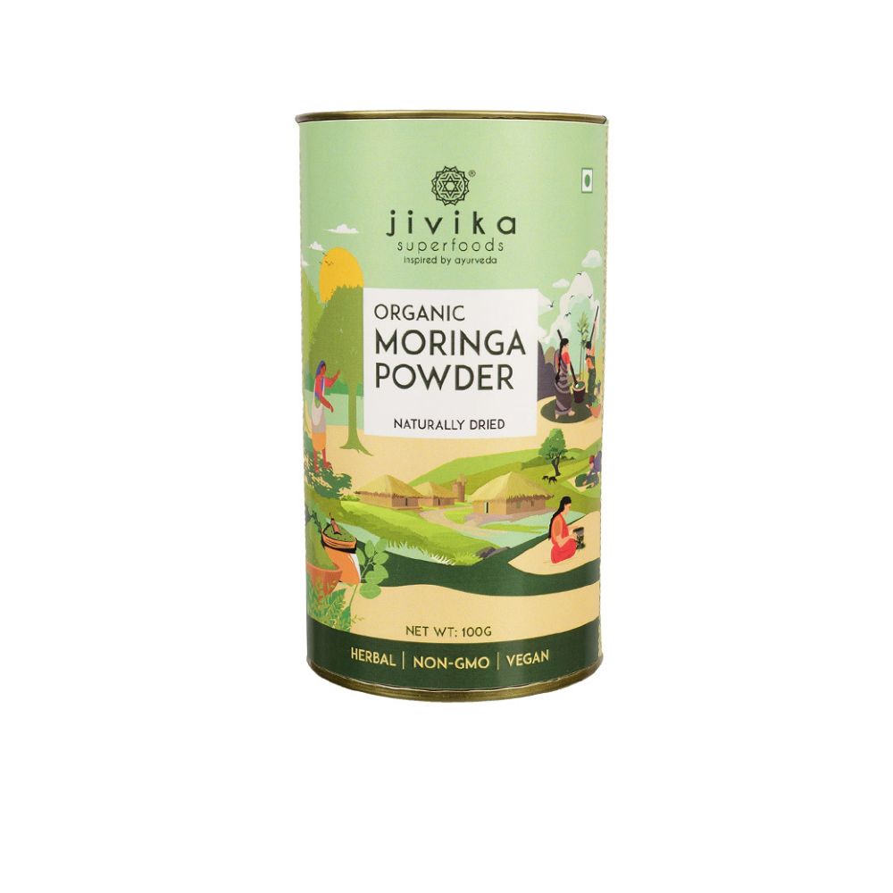 Moringa Powder | Vitamin Mineral Rich | Healthful | Natural | Fitness Pro | Can of 100 GM