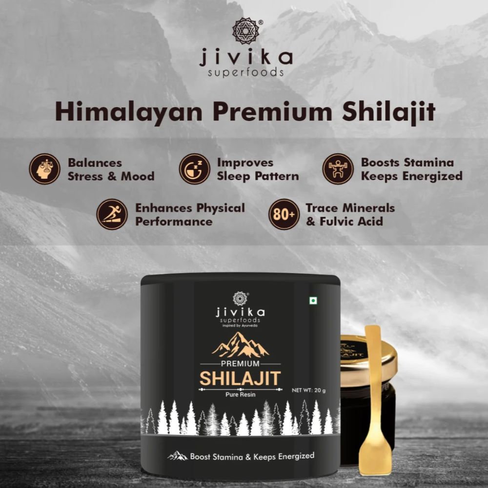 Premium Shilajit | Ayurvedic | Energy Boost | Superfood | 80+ Mineral Rich | Box of 20 GM