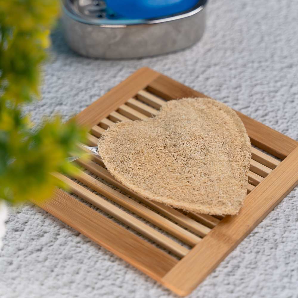 Heart Shape Loofah Pack Of 2