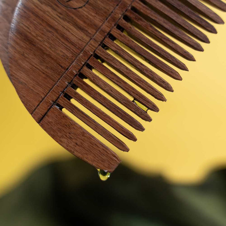 Oil Applicator Comb | Made of Indian Natural Rosewood | Good for Hair Health