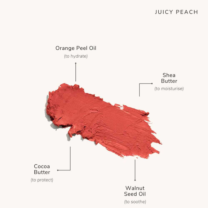 Juicy Peach Refill | Lip Cheek Eyelid Tint | Soft Coral | Natural | 8 GM