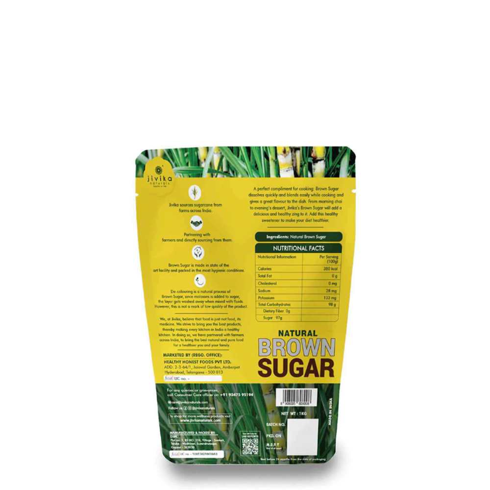 Brown Sugar | Micro Nutrient Rich | Natural | Pure | Organic | Anti Ageing | Scrubber | 1 KG