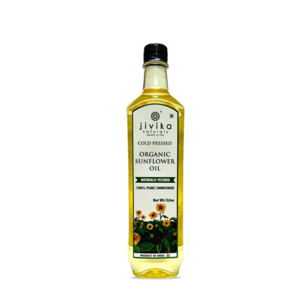 Sunflower Oil | Mineral Treasure | Organic | Wooden Cold Press | Unrefined | Pet Bottle of 1 L