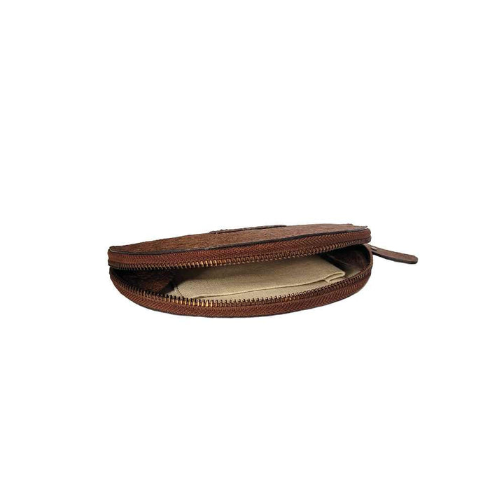 Olive Crescent Pouch | Made of Compostable Coconut Leather | Vegan | Natural Dye