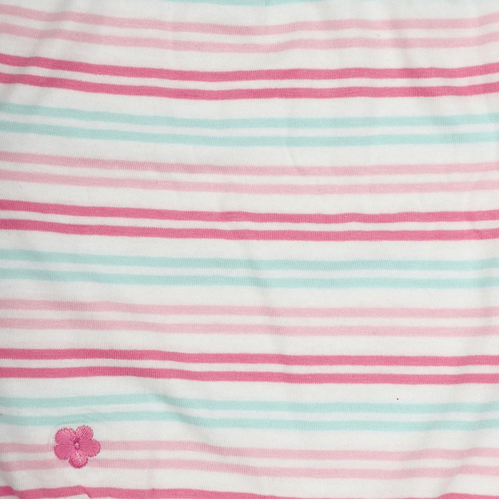 Multi-Colour Stripe Baby Girls Romper | Comfort Wear | Knitwear | Natural | Soft Cotton