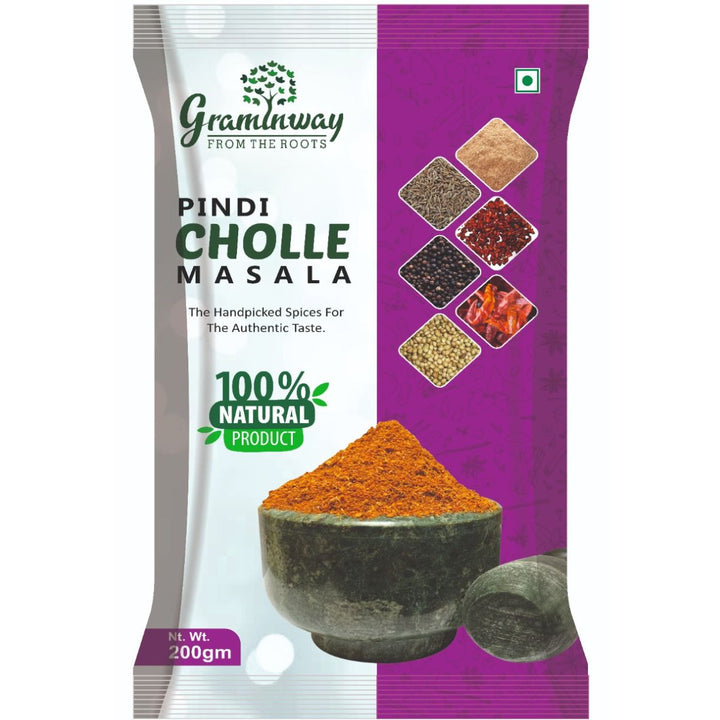 Pindi Cholle Masala | Assortment of Spices | Flavorful and Textured | 200 GM