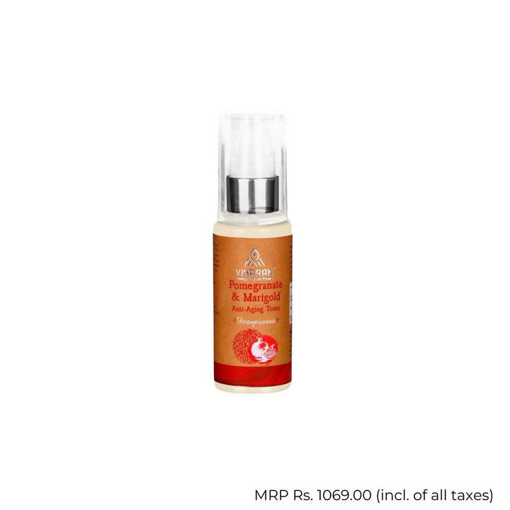 Pomegranate & Marigold Anti-Aging Face Toner | Ayurvedic Botanicals | 60 ML