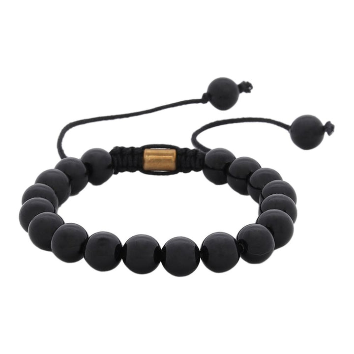 Black Bracelet | Certified Healing Jewelry | Unisex | Certified Semi Precious Stone Beads