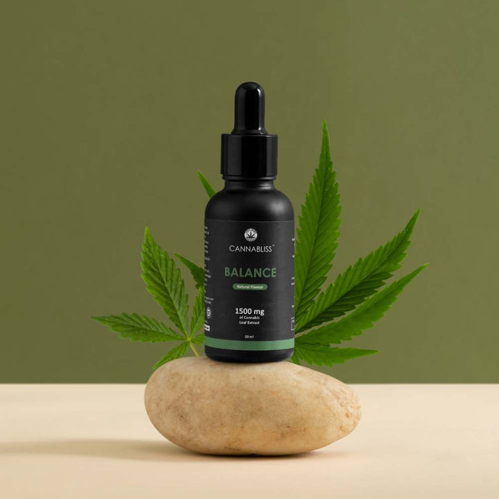 Anxiety Reducing Balance Oil | Cannabis Leaf Extract & Hemp Seed Oil | Natural | 30 ML