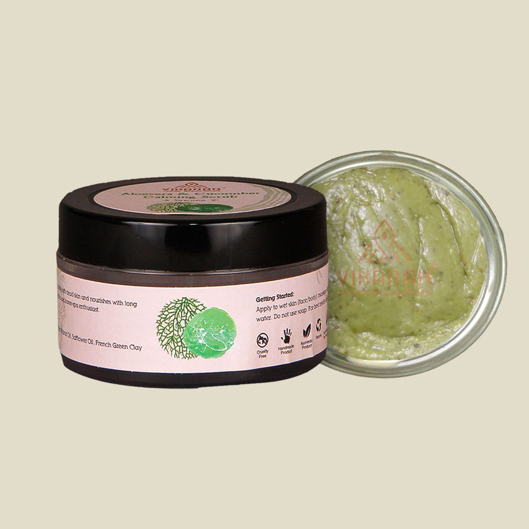 Aloevera & Cucumber Calming Scrub | Revitalising | Healthy Complexion | 40 GM  | Gentle Exfoliator