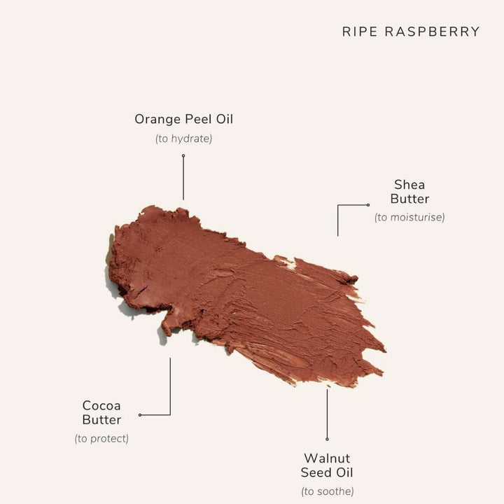 Earth Brown Lips Cheek Eyelid Tint | Mini Pack | Ripe Raspberry | Natural | 4.5 GM