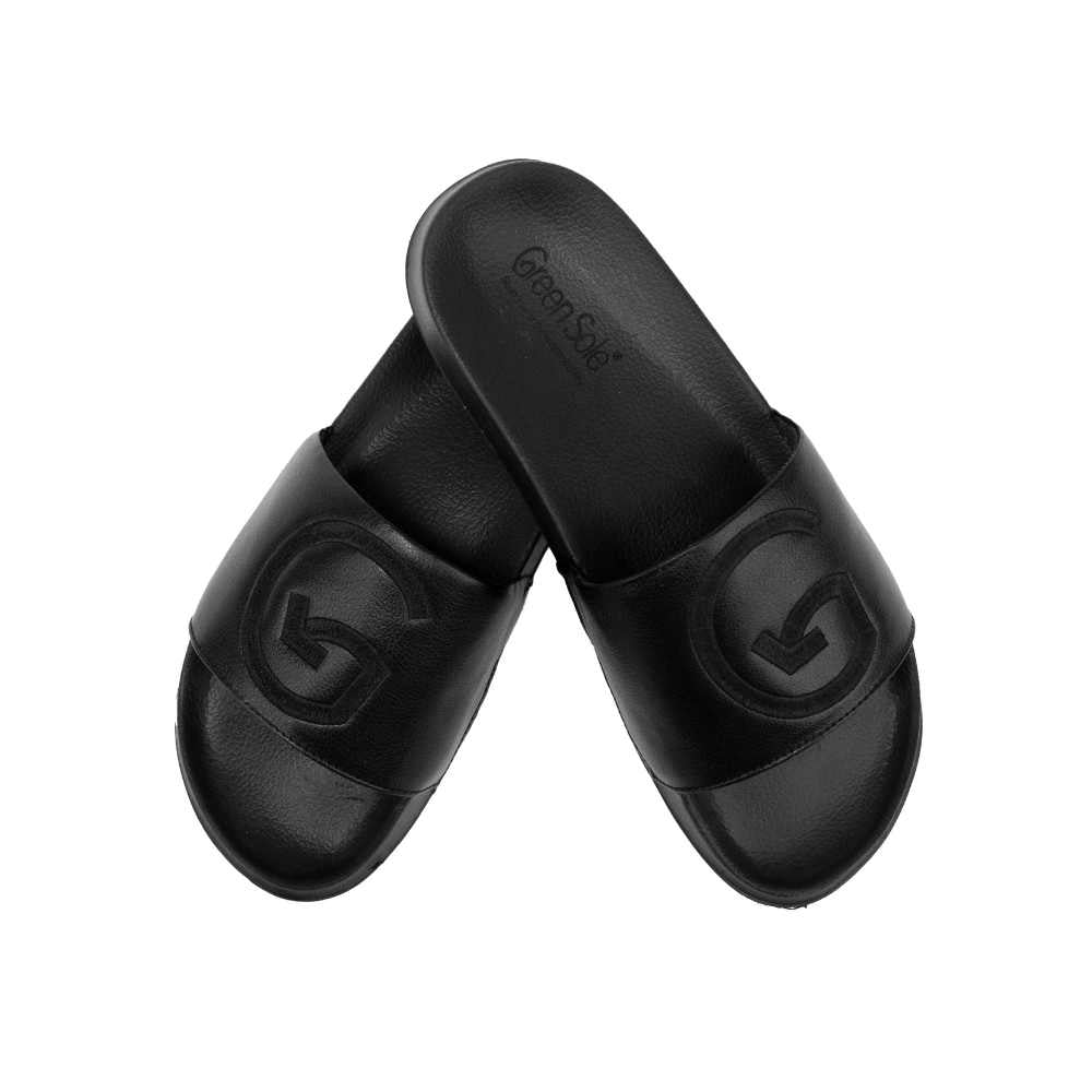 Pool Side Flip Flops | Carbon Strike | Sleek Design | Comfortable | Black