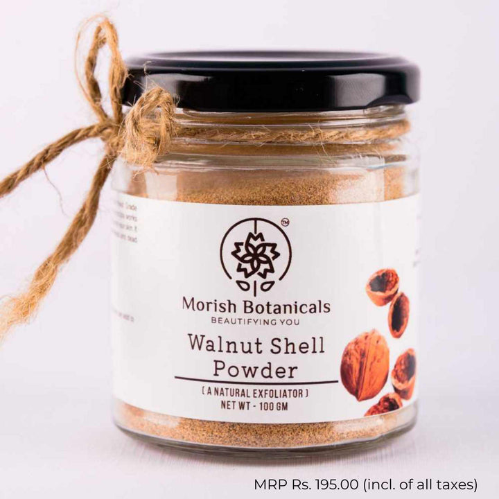 Natural Walnut Shell Powder Scrub | Skin & Foot Care | Exfoliator | Organic | 100 GM