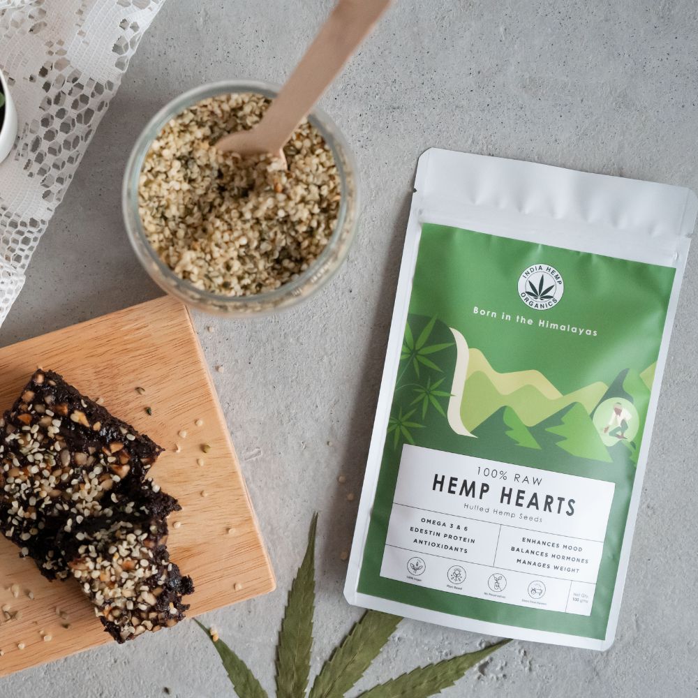 Hemp Heart Seeds | Superfood | Antioxidant-Protein-Mineral Rich | Vegan | Pure | 120 GM