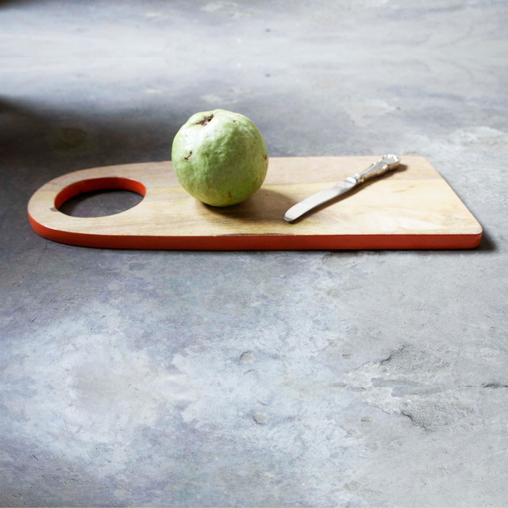 Wooden Cheese Board | Hand-Crafted Kitchen Tool | Multi-Purpose | 18"