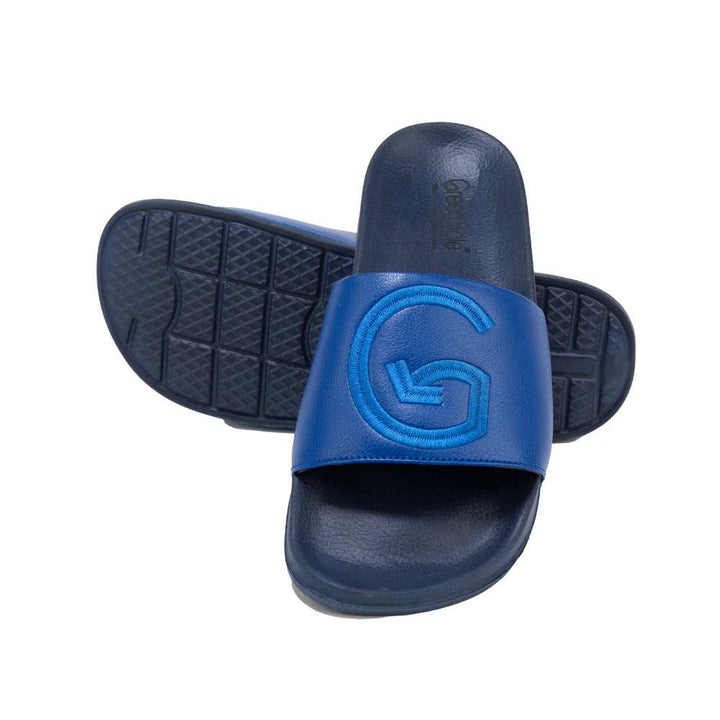 Pool Side Flip Flops | Sleek Design | Comfortable | Navy Blue & Blue