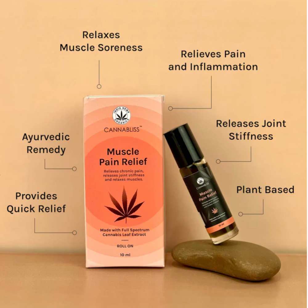 Muscle Pain Relief Roll-On | Joint Stiffness | Chronic Pain | Fast-Acting | Natural | 10 ML