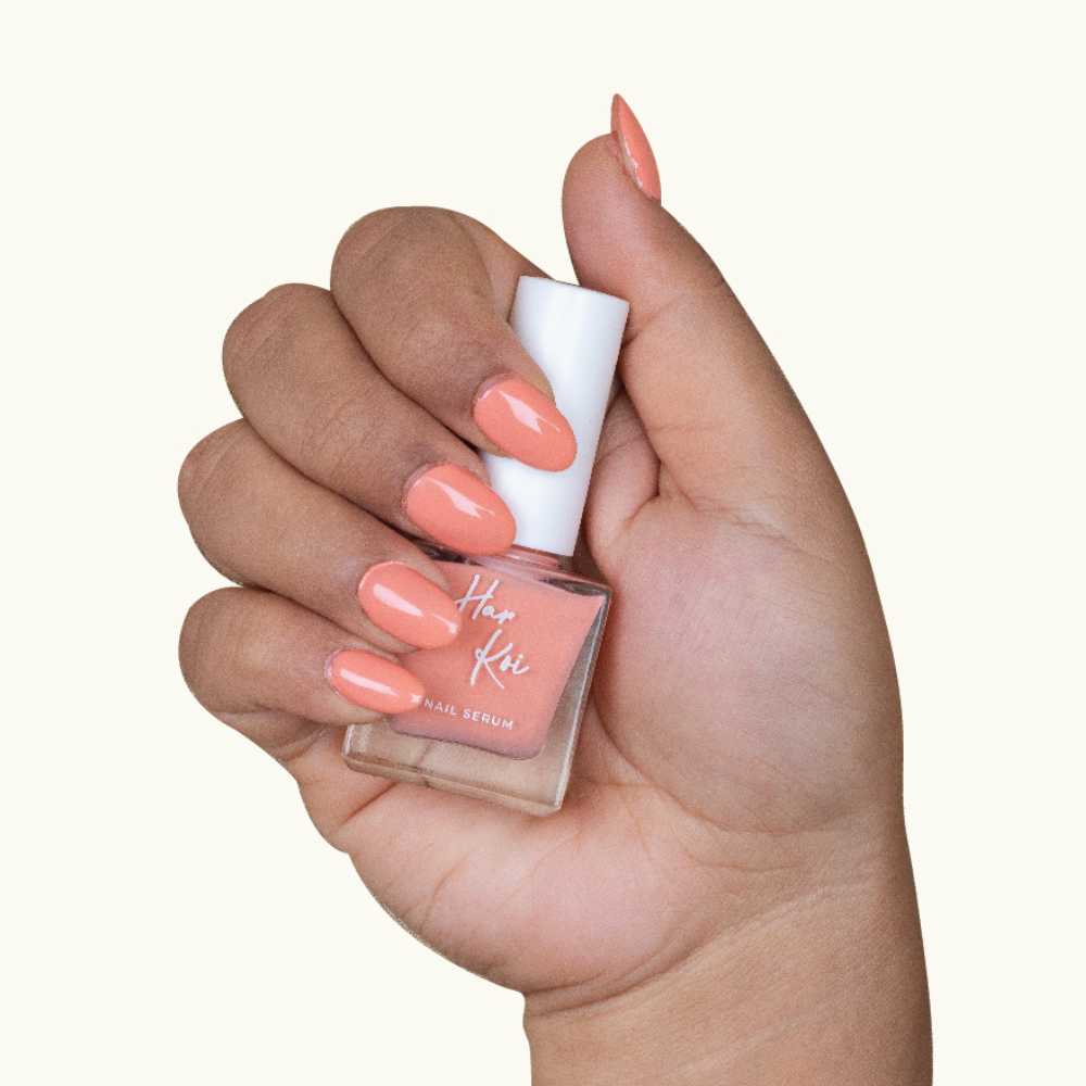 Masking & Baking Nail Serum | Peach | Creamy Texture | Hydrating | Vegan | 8 ML