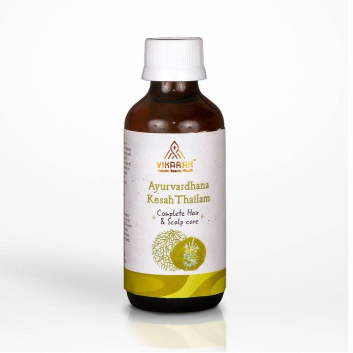 Ayurvedic Hair Oil | For Oily & Infected | Silky Shine | Made of Goat Milk and Wild Herbs | Complete Hair and Scalp Care 