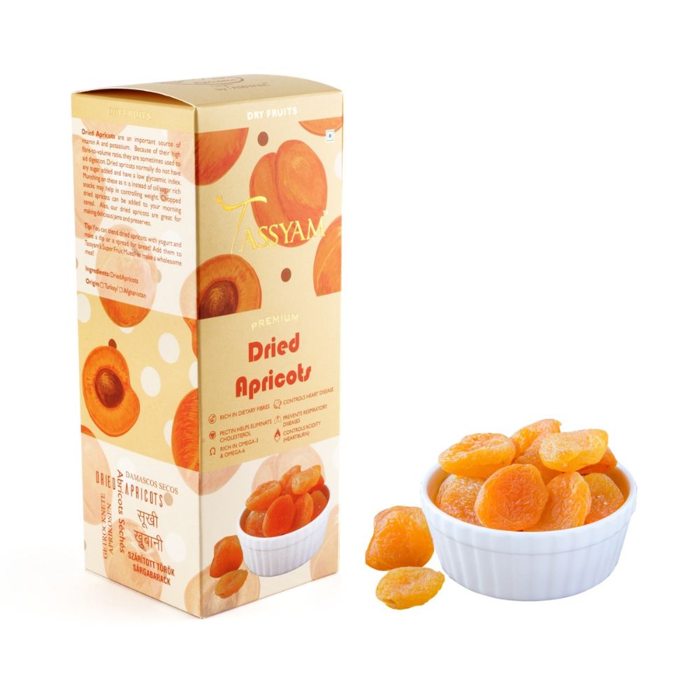 Premium Turkish Dried Apricots | Fibre Rich | Healthy Dry Fruits | 200 GM