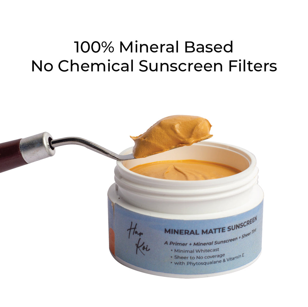 Mineral Sunscreen SPF 35 | With Primer Foundation | Deep with Red Undertone | 30 GM