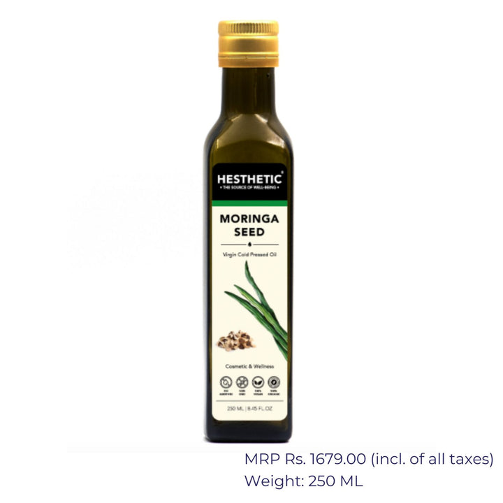 Cold Pressed Moringa Seed Oil | Healthful | Skin Nourish | Hair Care | Pure | Pet Bottle of 250 ML