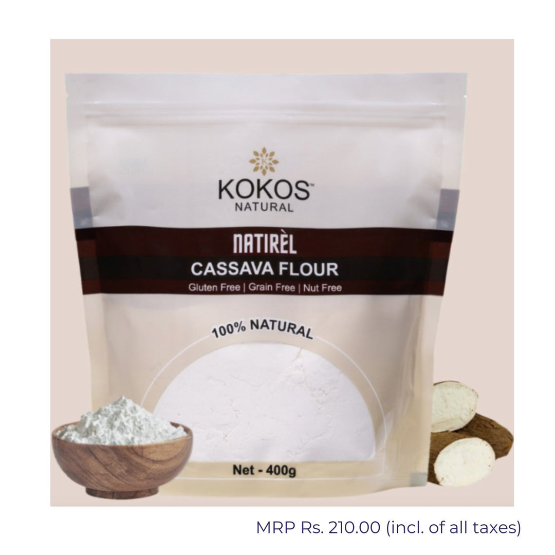 Cassava Flour | Sabudana Aata, Tapioca Flour| Gluten, Grain & Nut Free | 400 GM