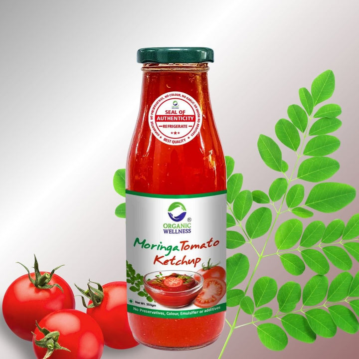 Moringa Tomato Ketchup | Emulsifier-Free | Made From Low Sugar | 350 GM