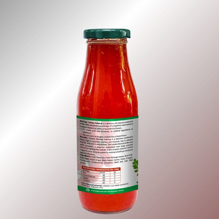 Moringa Tomato Ketchup | Emulsifier-Free | Made From Low Sugar | 350 GM